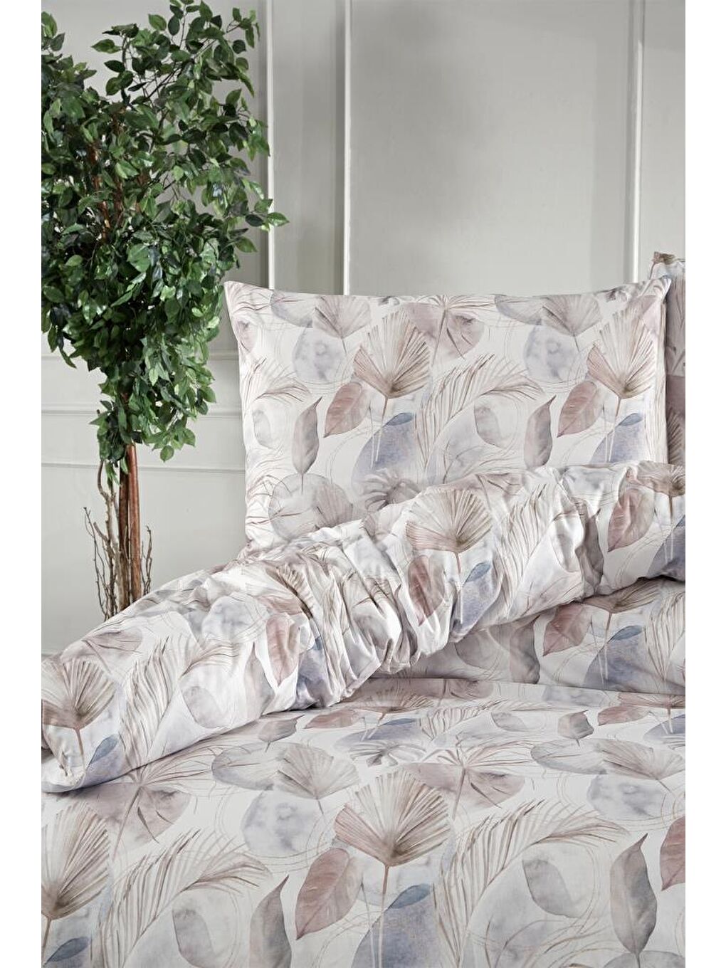 Karışık Müzeyyen Çift Kişilik Nevresim Seti-1