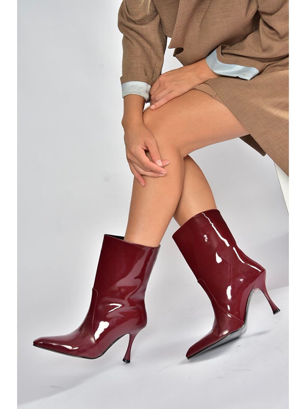 Bordo Kadın Bot V752550208-3