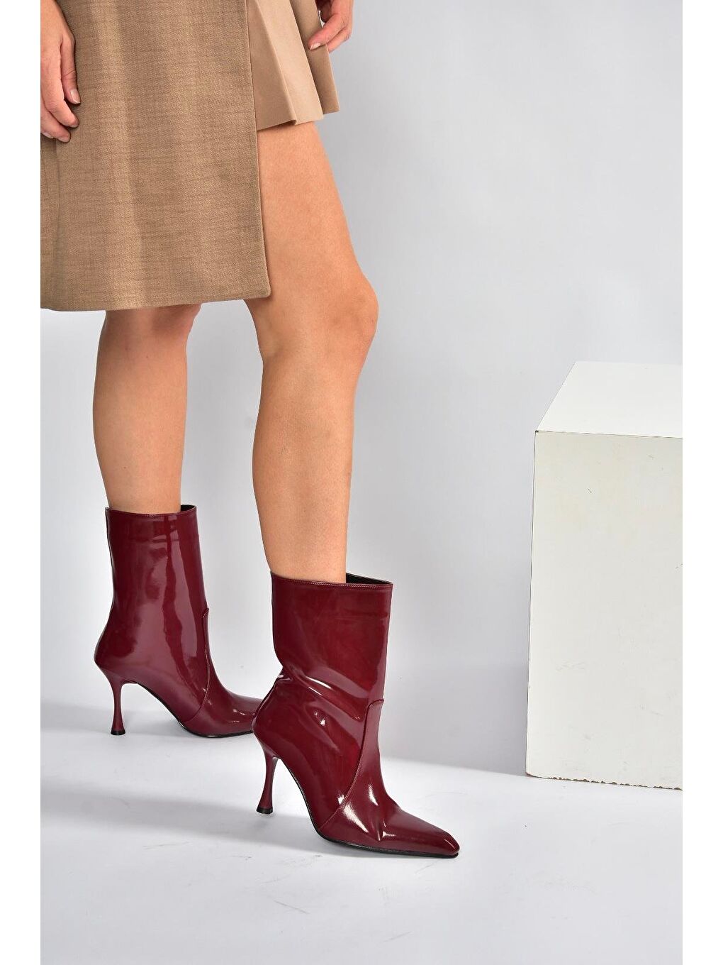 Bordo Kadın Bot V752550208-4