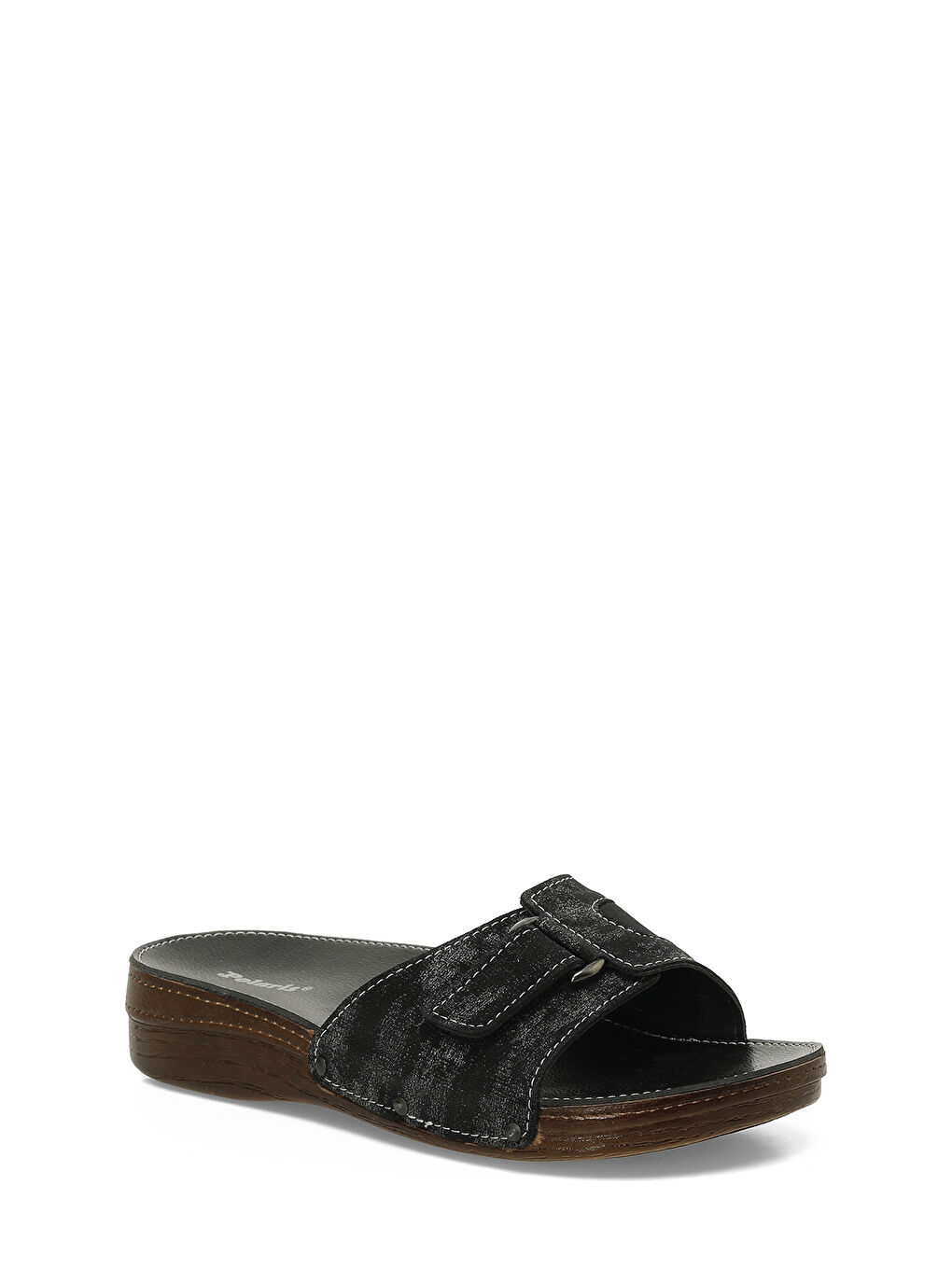 407014.Z5FX Siyah Kadın Ev Terliği-1