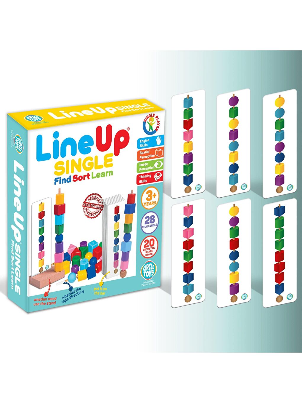 Circle Toys Karışık Line Up Single - 4