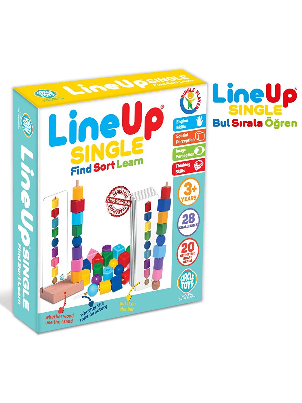 Circle Toys Karışık Line Up Single - 2