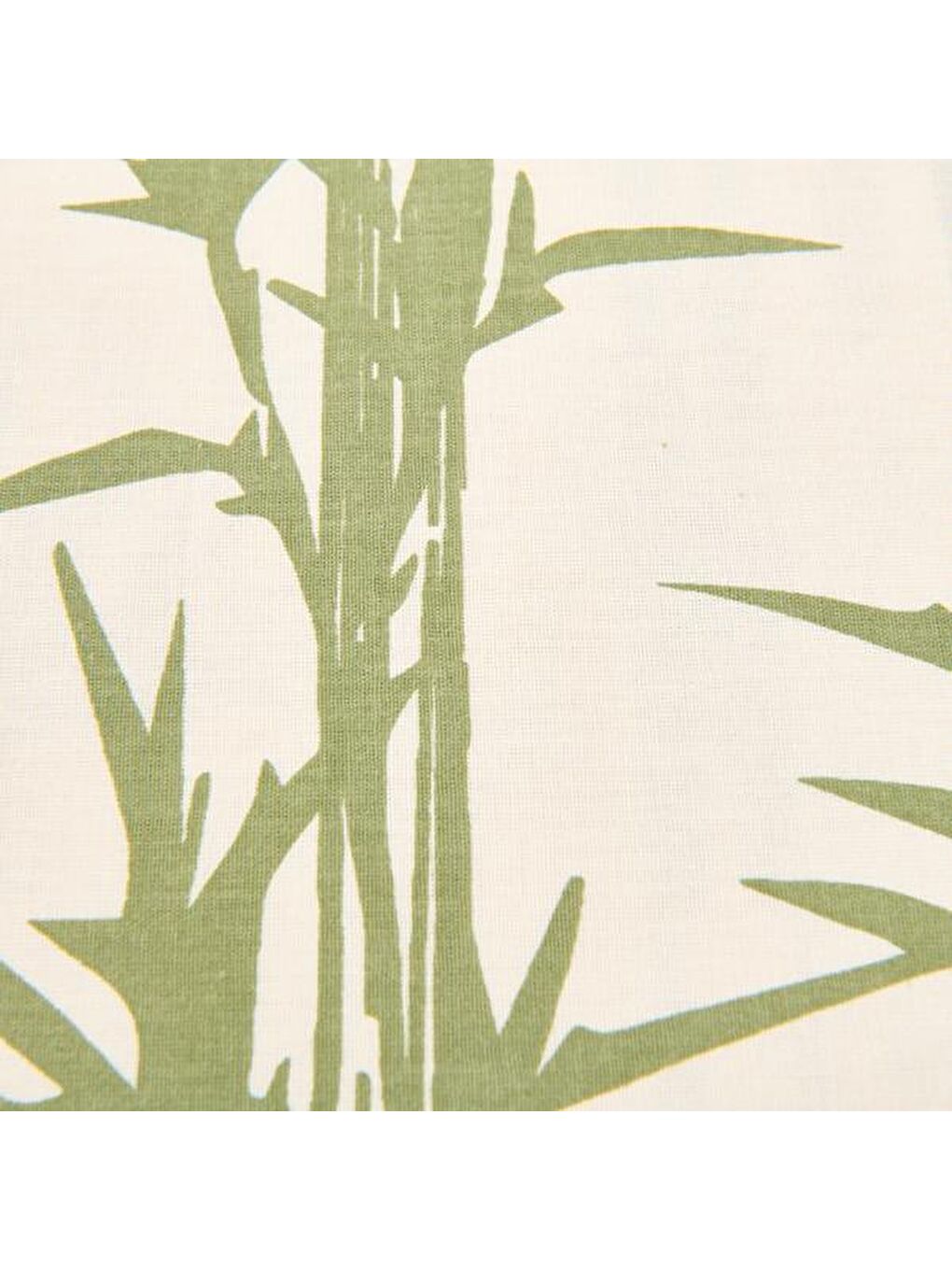 Lila Soft Blad Çift Kişilik Nevresim Takımı - Ekru / Yeşil-1