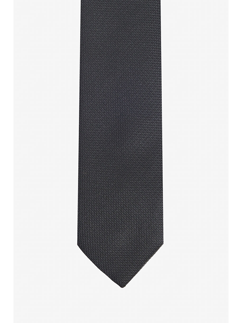 Erkek Siyah Desenli İnce Kravat-1