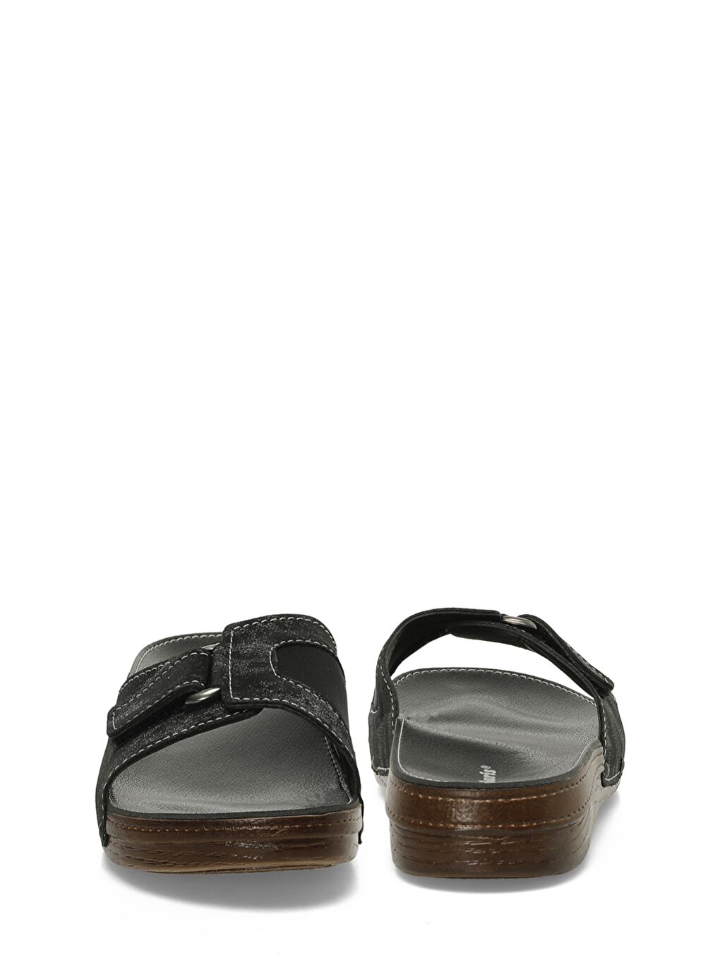 407014.Z5FX Siyah Kadın Ev Terliği-4