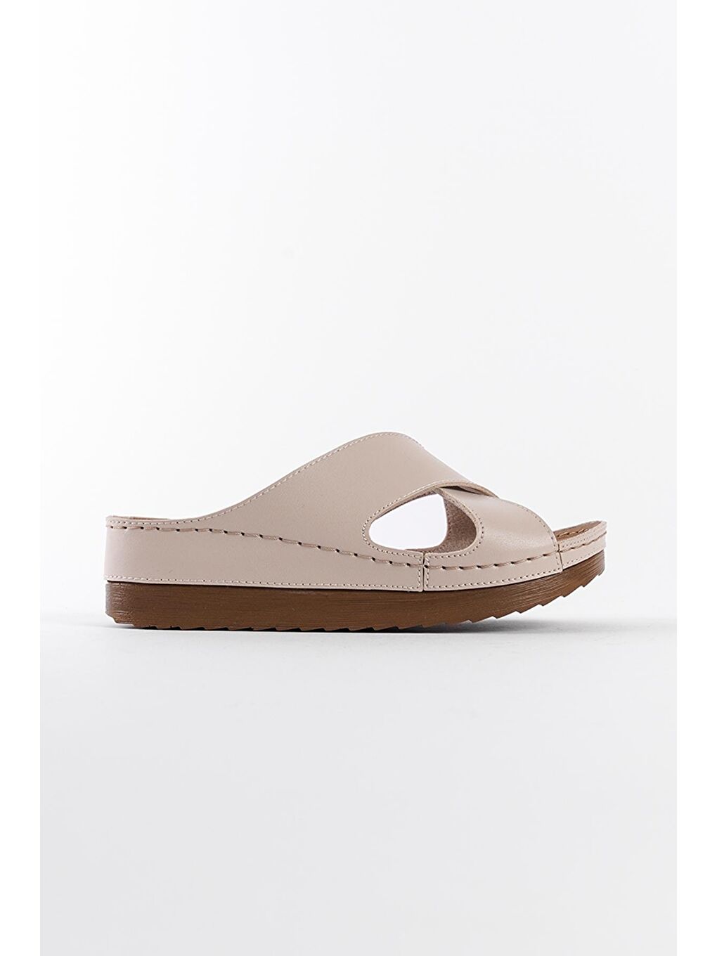 Bej Z0632 Kadın Konfor Anatomic Terlik-1