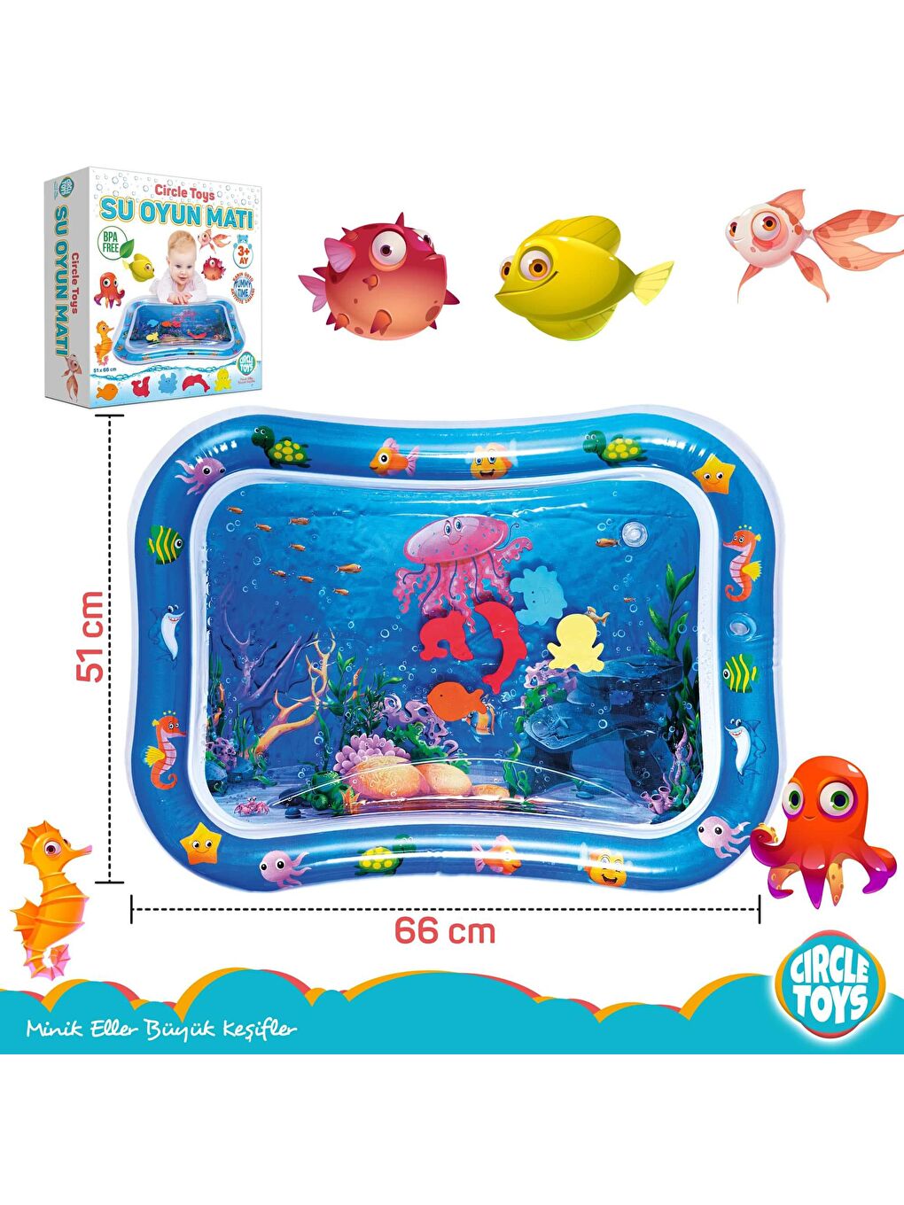 Circle Toys Karışık Su Oyun Matı - 4