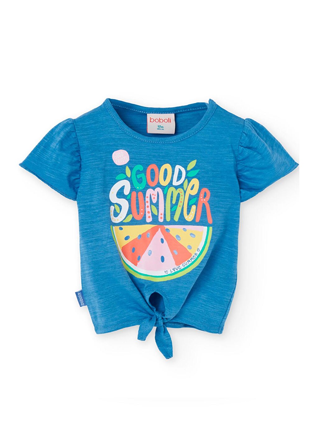 Mavi Good Summer Kız Çocuk Tişört-1