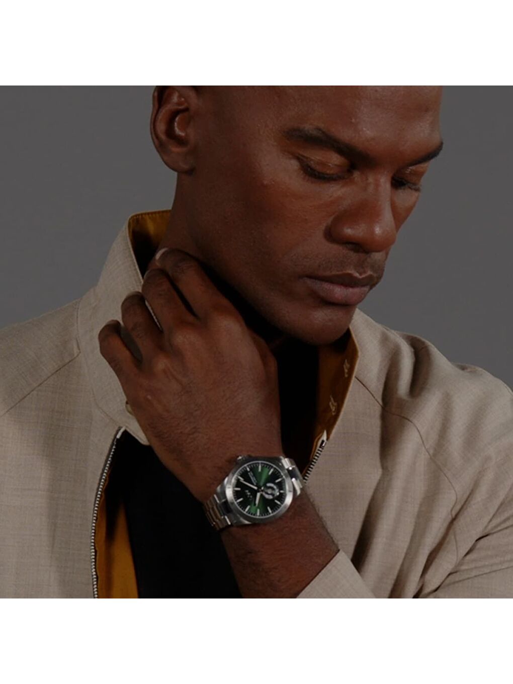 Gri HB1514200 Erkek Kol Saati-4