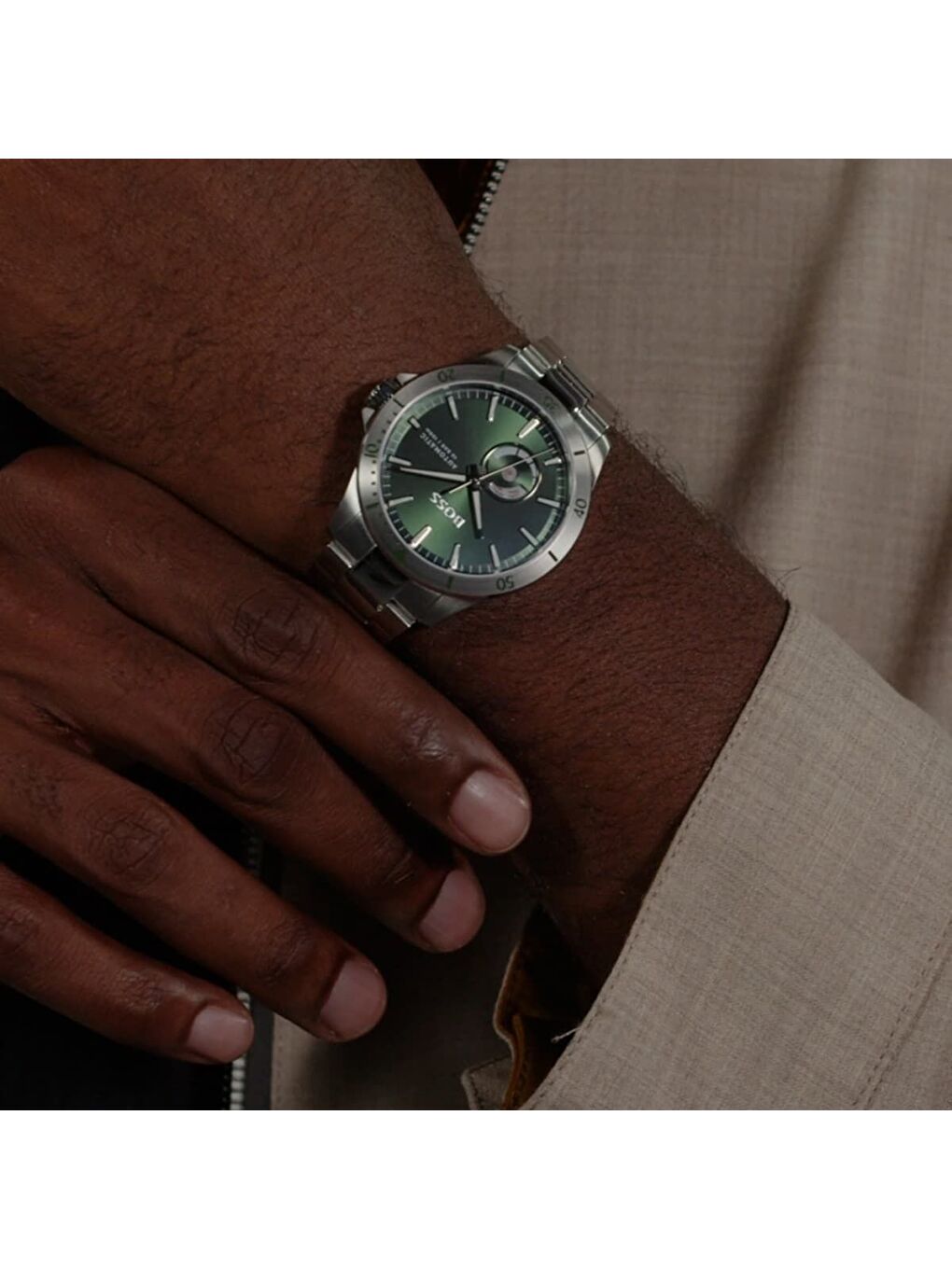 Gri HB1514200 Erkek Kol Saati-5