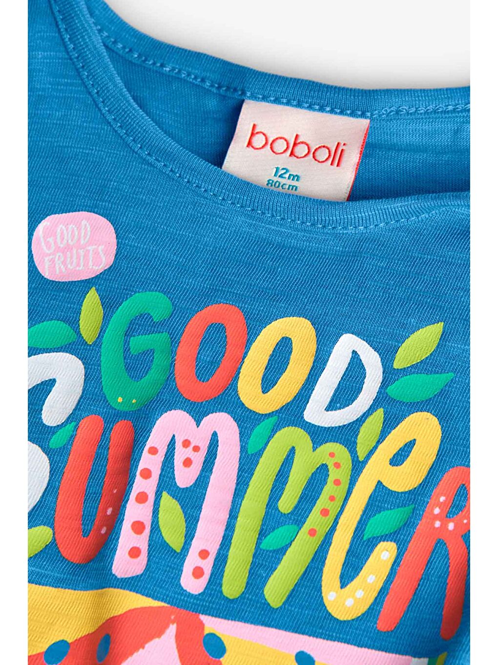 Mavi Good Summer Kız Çocuk Tişört-3