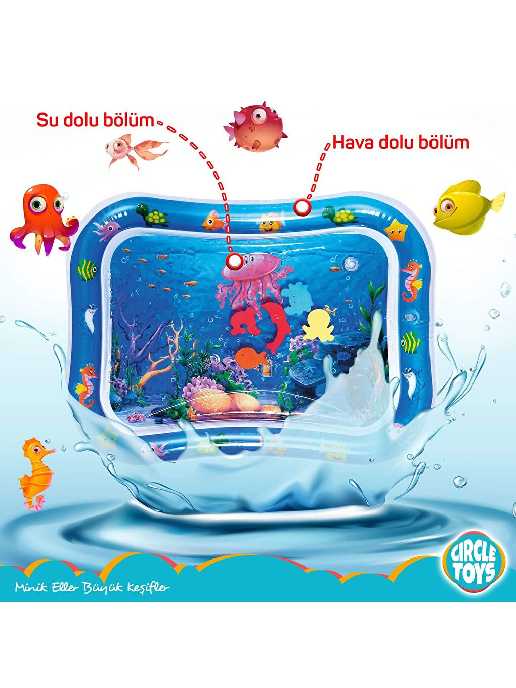 Circle Toys Karışık Su Oyun Matı - 5