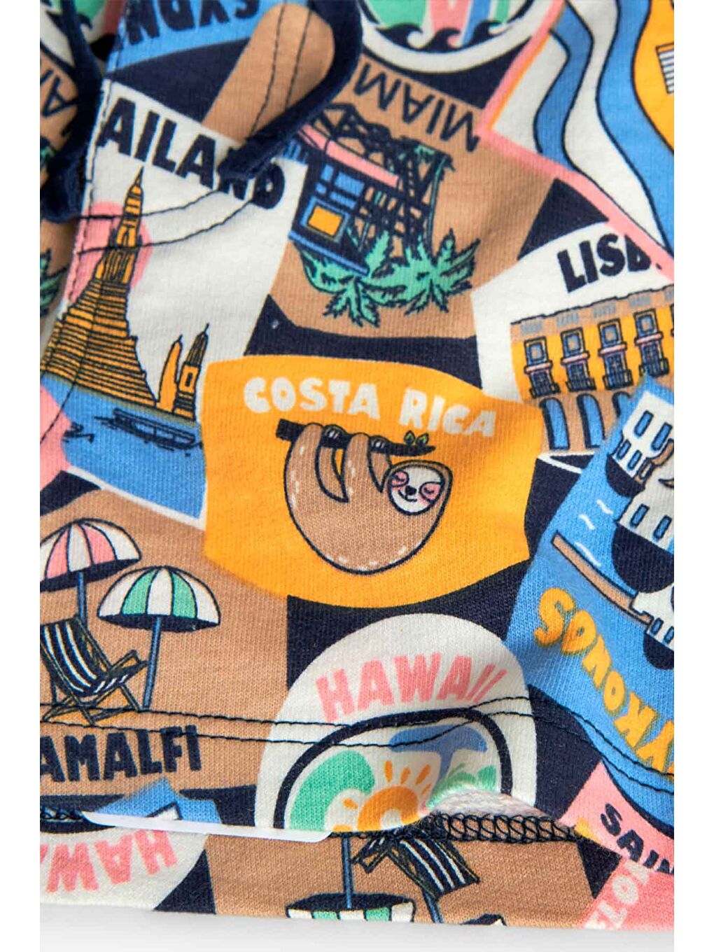 Karışık Renkli Baskılı Erkek Çocuk Şort-3