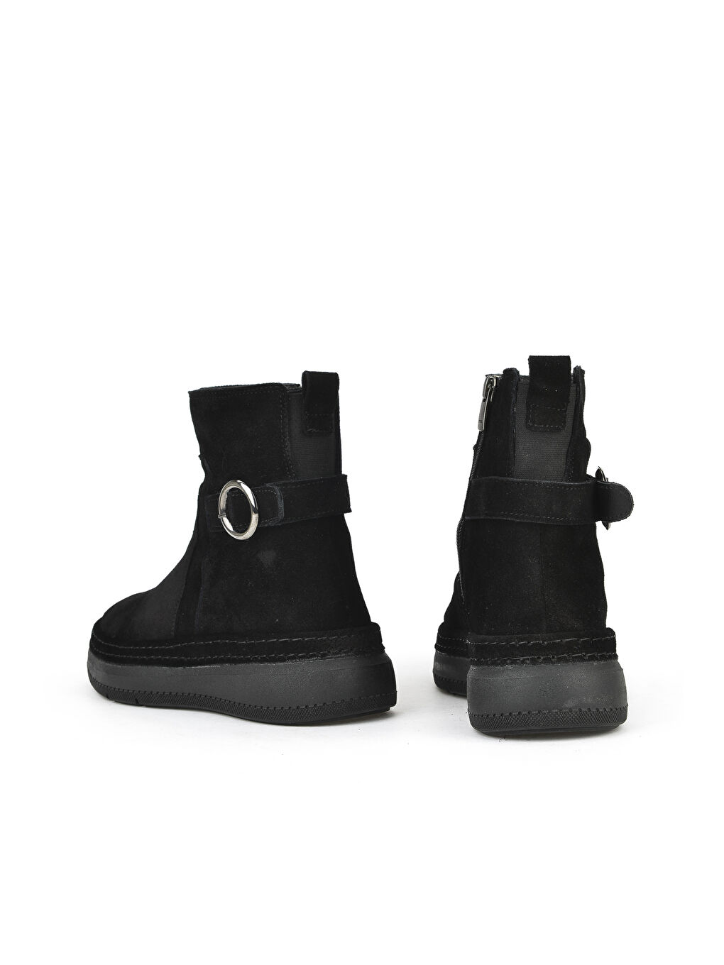 Kadın Hakiki Deri Bot 1531050Z26105252K Siyah-2