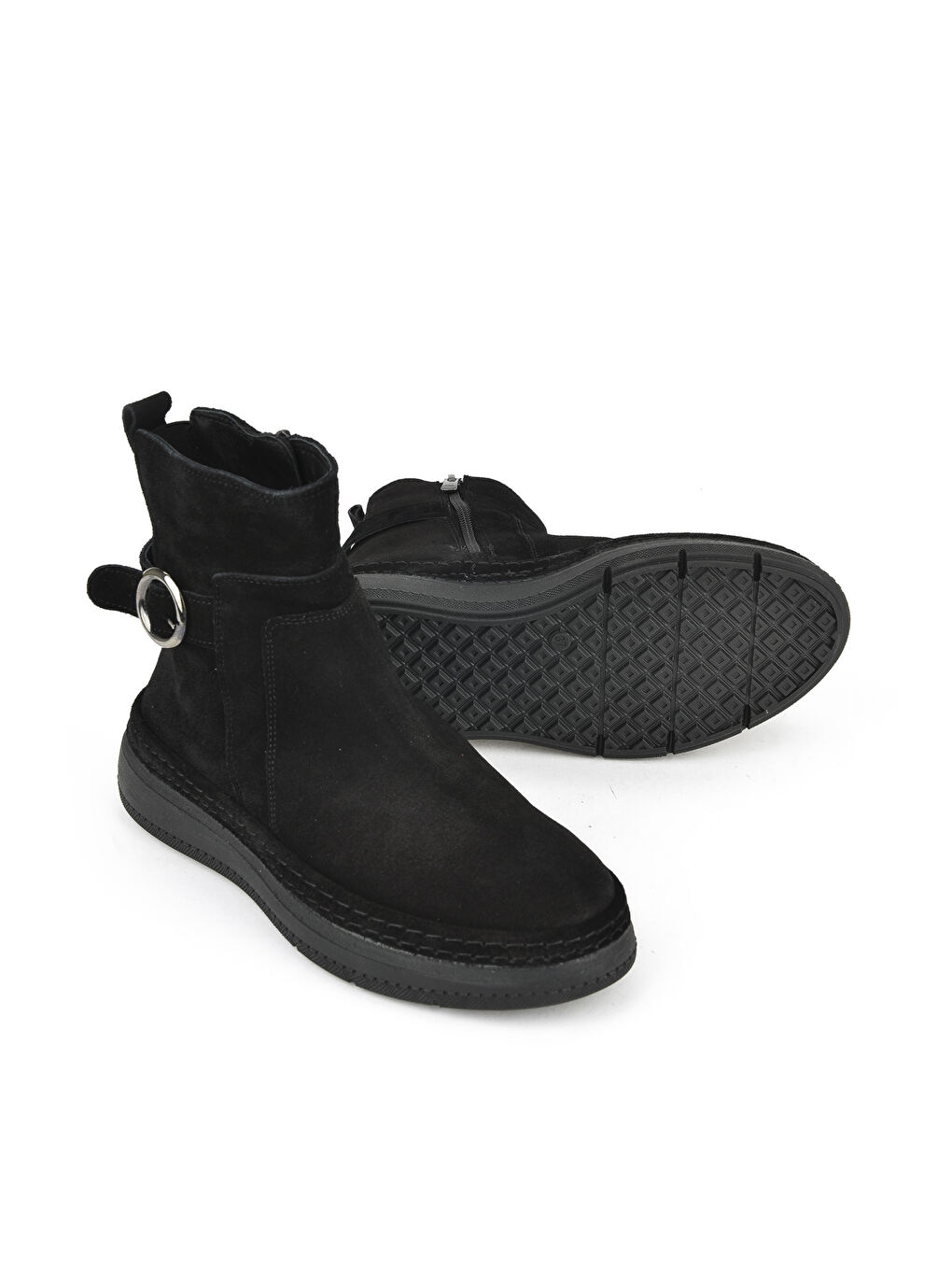 Kadın Hakiki Deri Bot 1531050Z26105252K Siyah-3