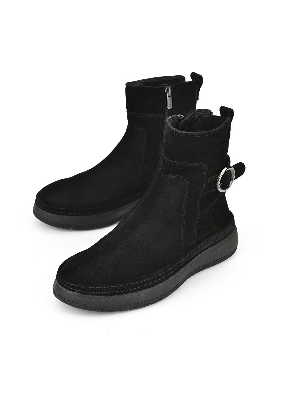 Kadın Hakiki Deri Bot 1531050Z26105252K Siyah-4