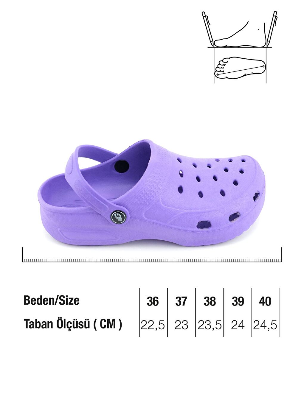 Mor Kadın Yazlık Eva Ev Banyo Bahçe Havuz Rahat Taban Sabo Terlik-1