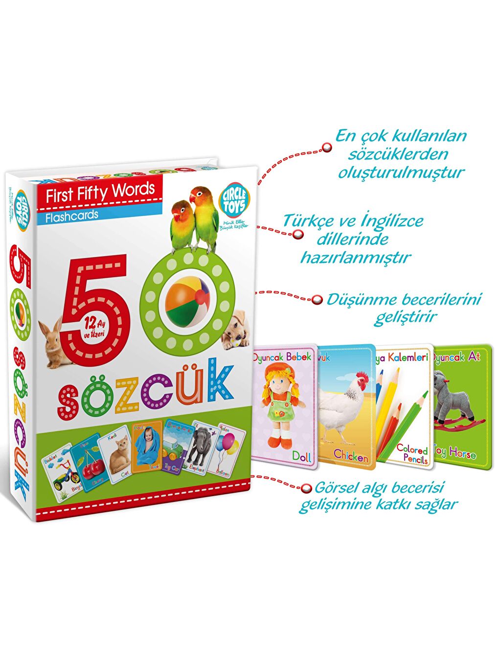 Circle Toys Karışık 50 Sözcük - 4