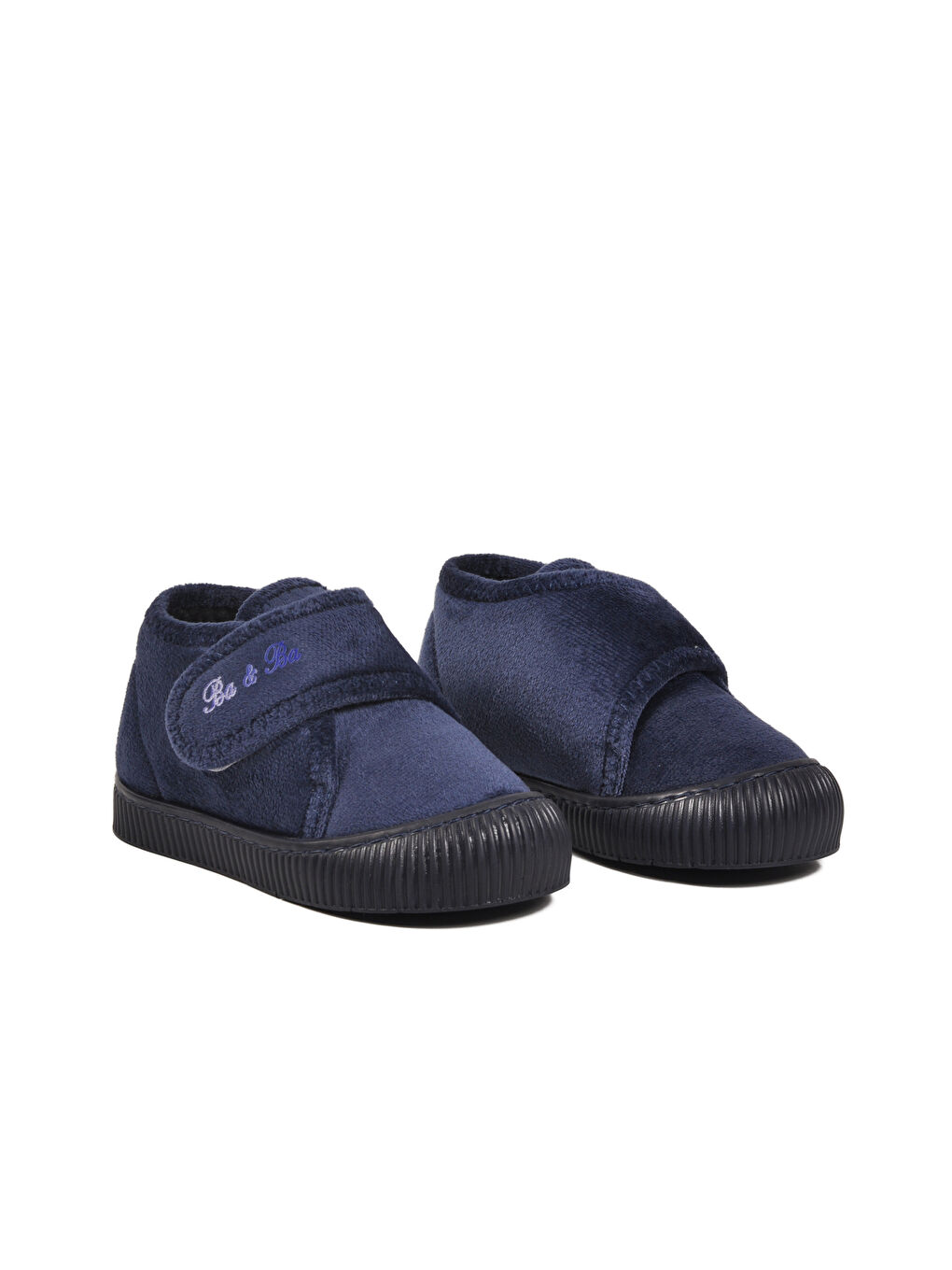 Lacivert Süet Cırtlı Unisex Çocuk Panduf Ba&Ba 058999 P-2