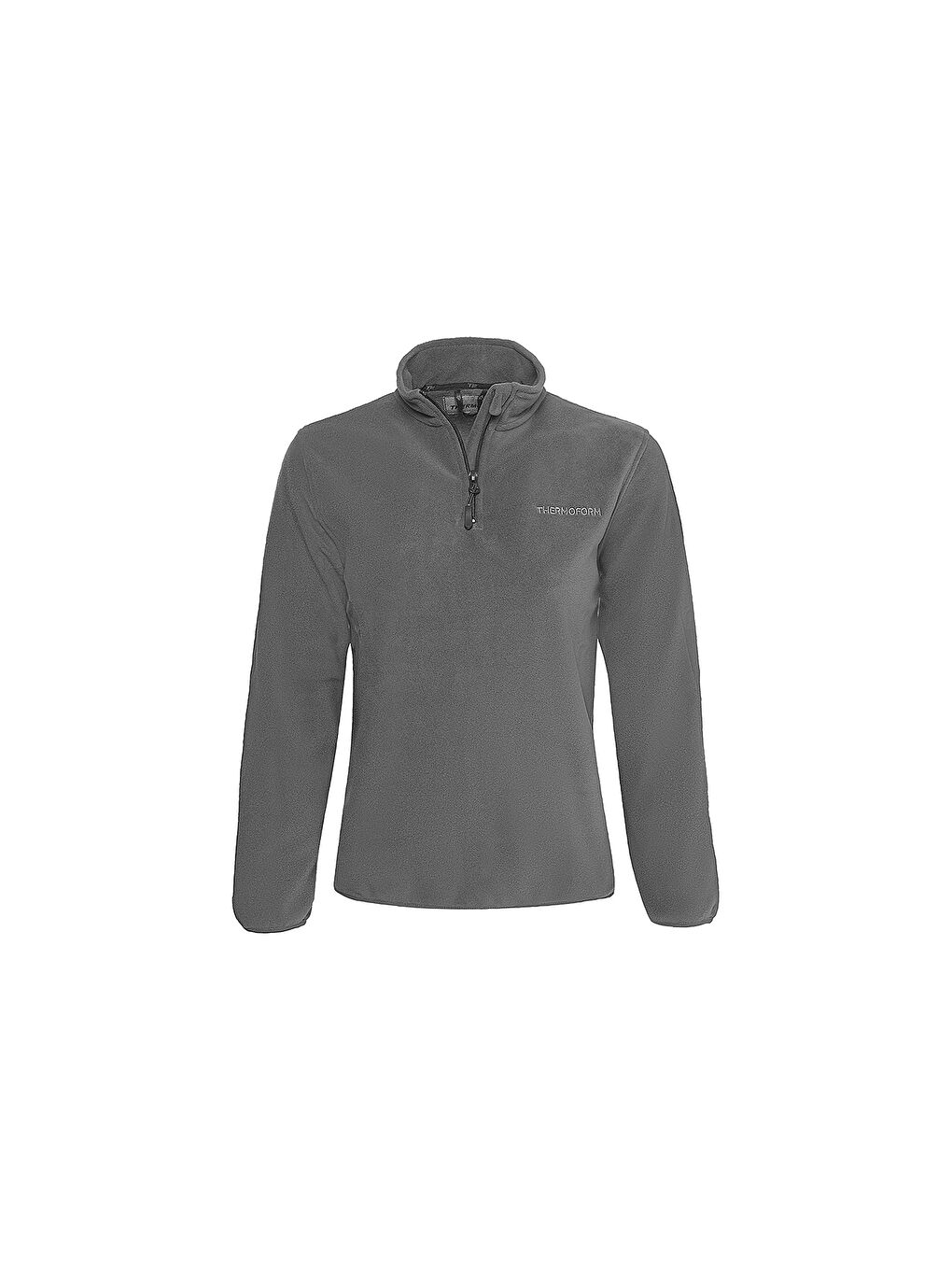 Ekru Polarline Çocuk 1/4 Fermuar Sweatshirt ANTRASiT-1