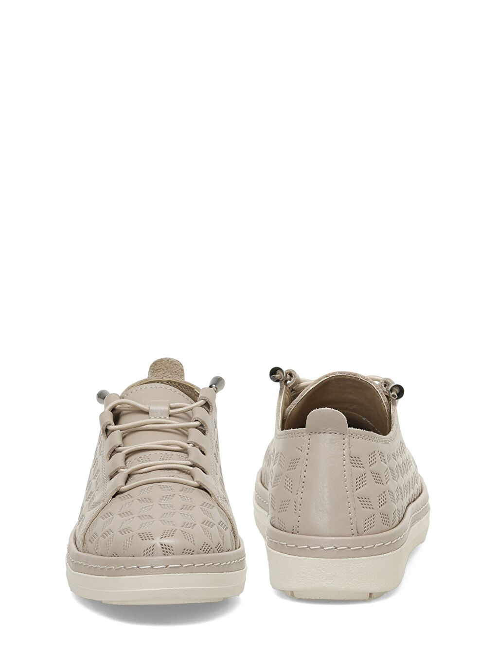 105075.Z5FX Bej Kadın Düz Ayakkabı-4