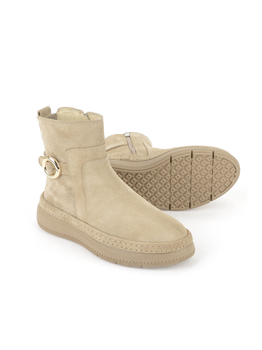 Kadın Hakiki Deri Bot 1531050Z26105252K Bej-3