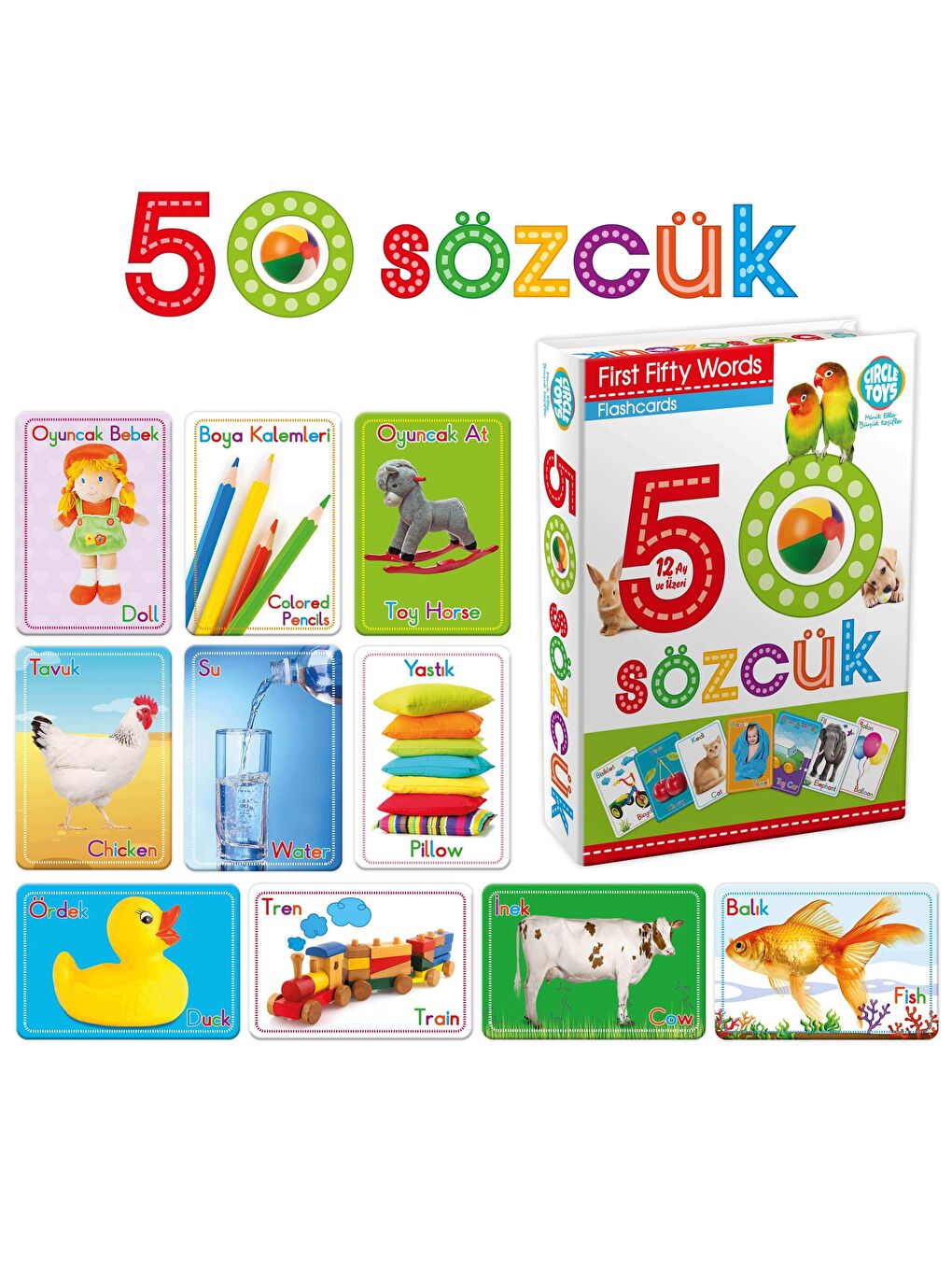 Circle Toys Karışık 50 Sözcük - 3