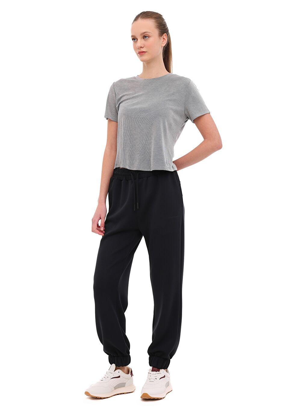 WB 22CAMILA-P 6FX Siyah Kadın Eşofman Altı-2