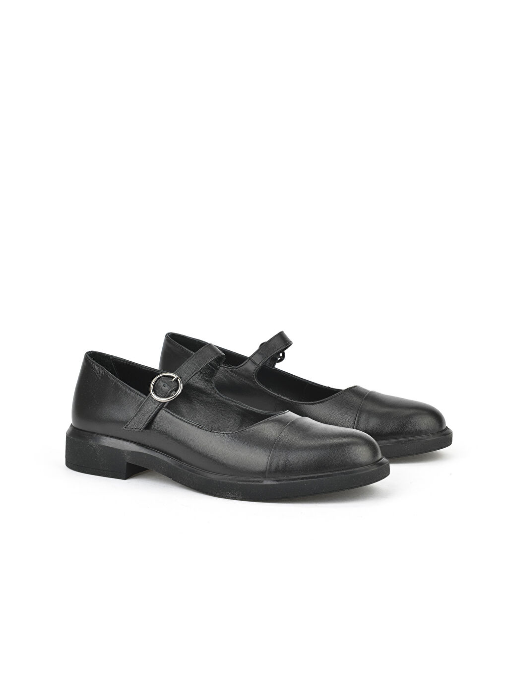 Kadın Hakiki Deri Ayakkabı 1531050Z26103406K Siyah-1