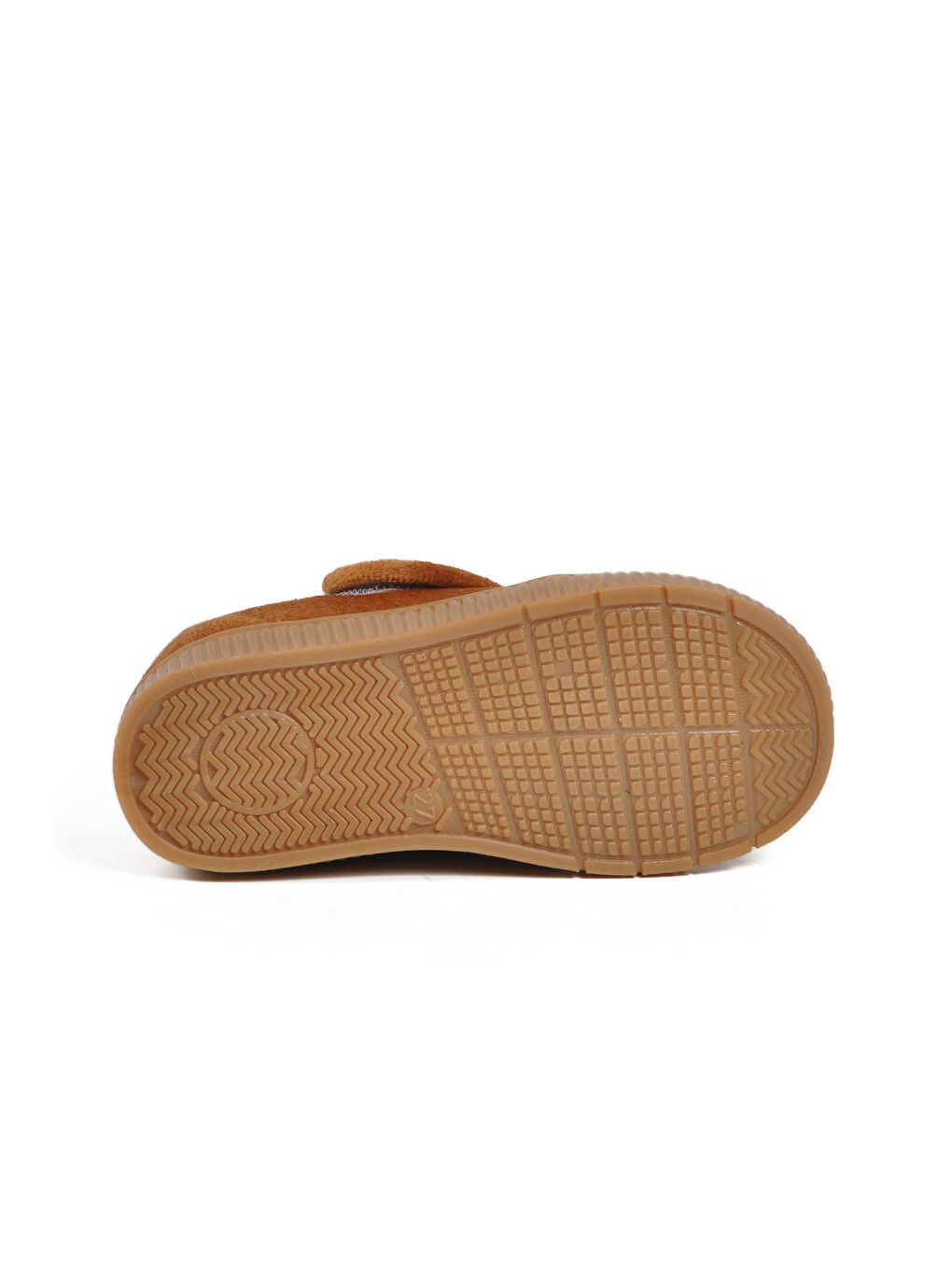Kahverengi Taba Süet Cırtlı Unisex Çocuk Panduf Ba&Ba 058999 P-4