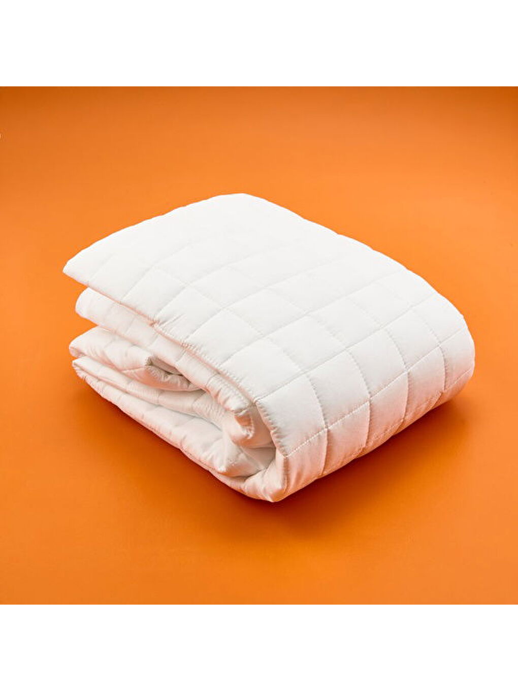 Soft Kapitoneli Sıvı Geçirmez Fitted Çift Kişilik Alez - Beyaz - 160x200 cm-2