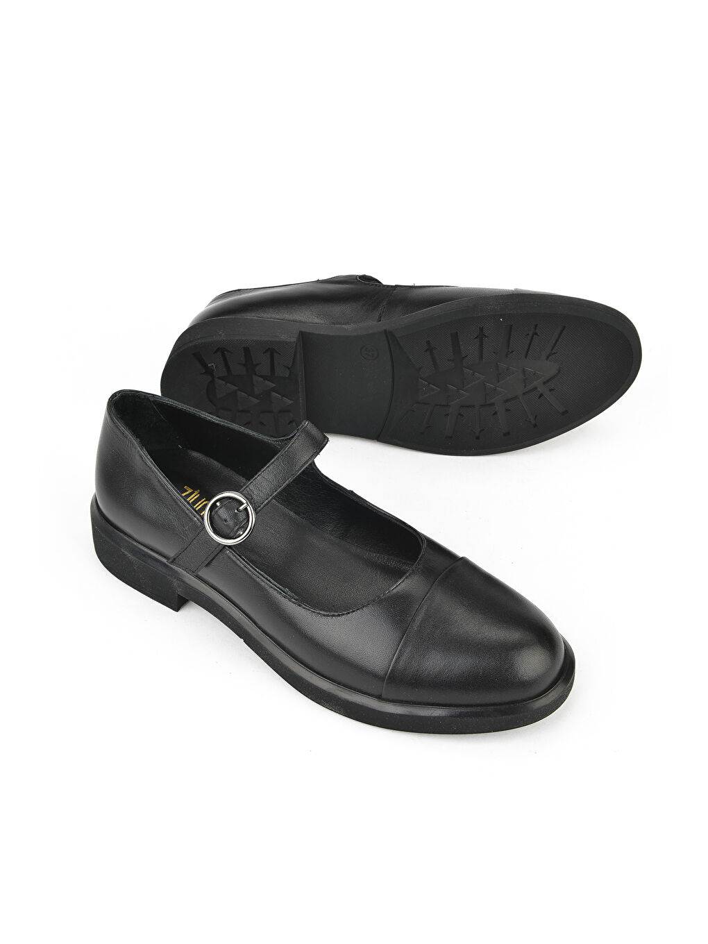 Kadın Hakiki Deri Ayakkabı 1531050Z26103406K Siyah-3