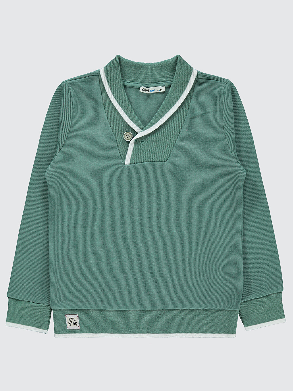 Boys Erkek Çocuk Sweatshirt 10-13 Yaş Soft Haki