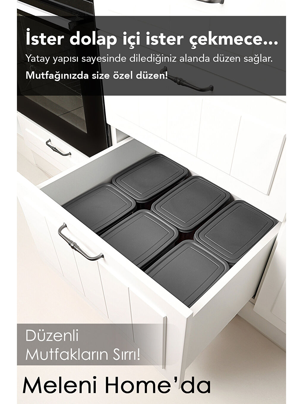 Renksiz 3 Adet Erzak Saklama Kabı 3700 ml-3