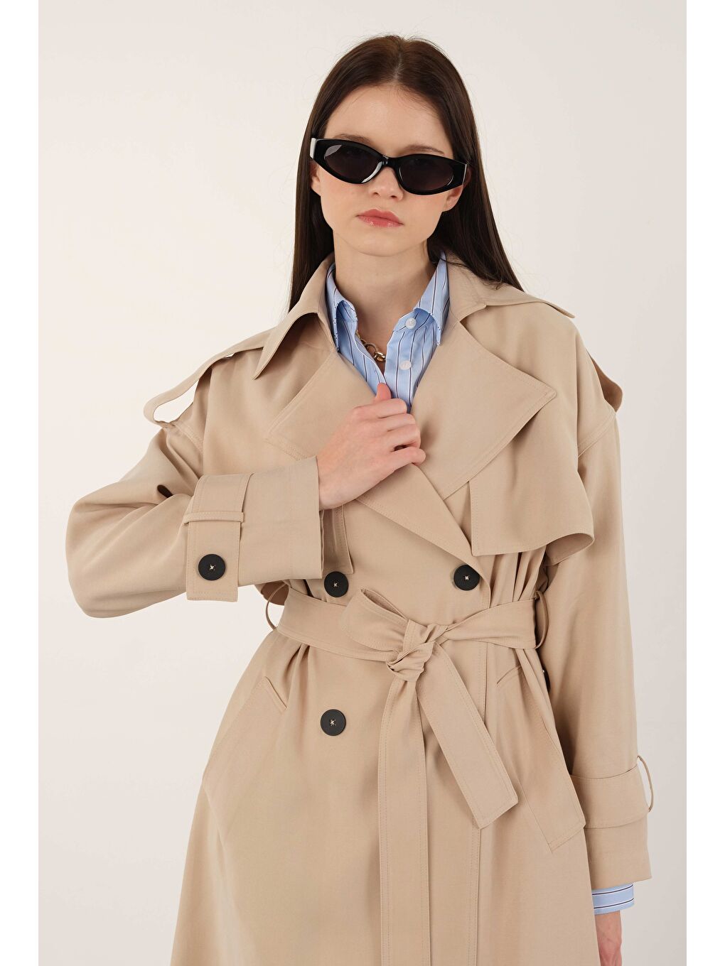 Trençkot Bej-1