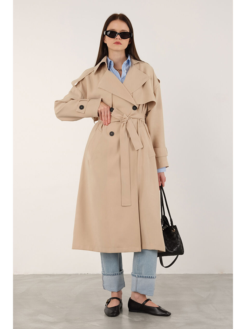Trençkot Bej-3