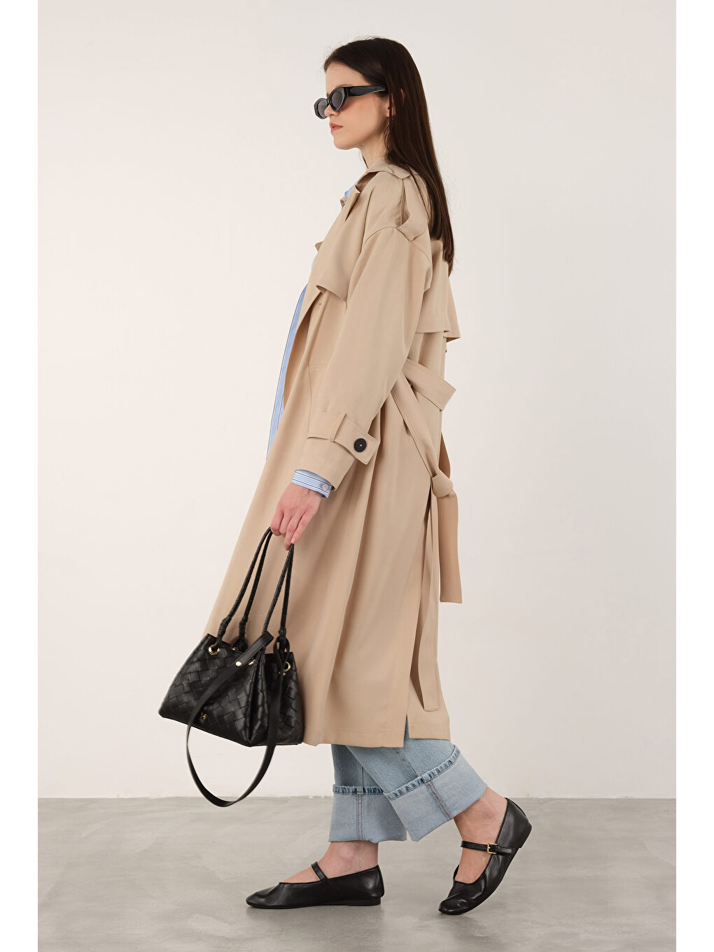 Trençkot Bej-4