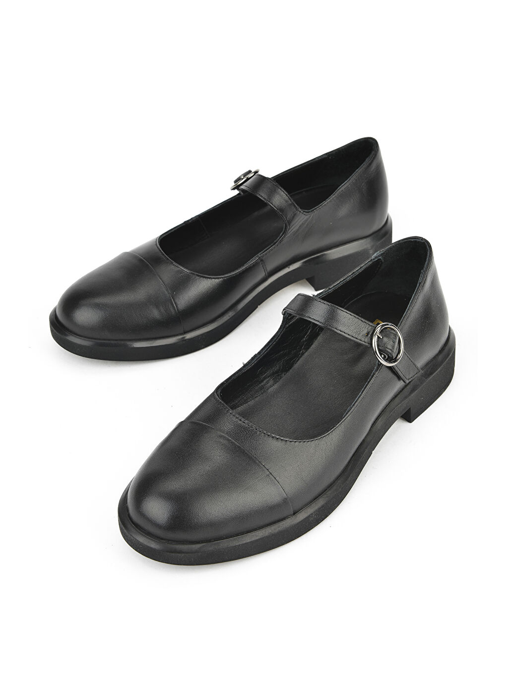 Kadın Hakiki Deri Ayakkabı 1531050Z26103406K Siyah-4