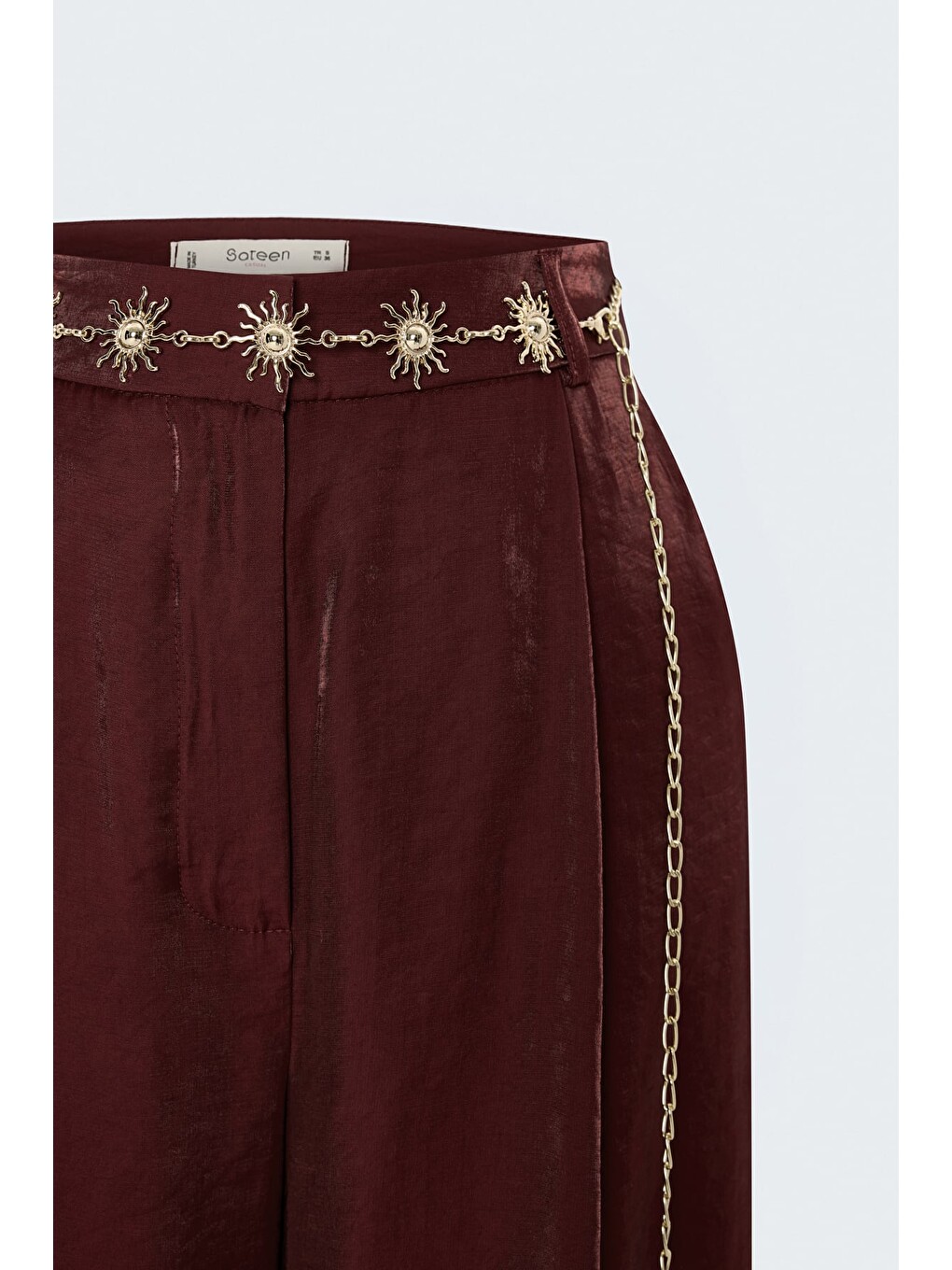 Aura Pantolon - Bordo-4