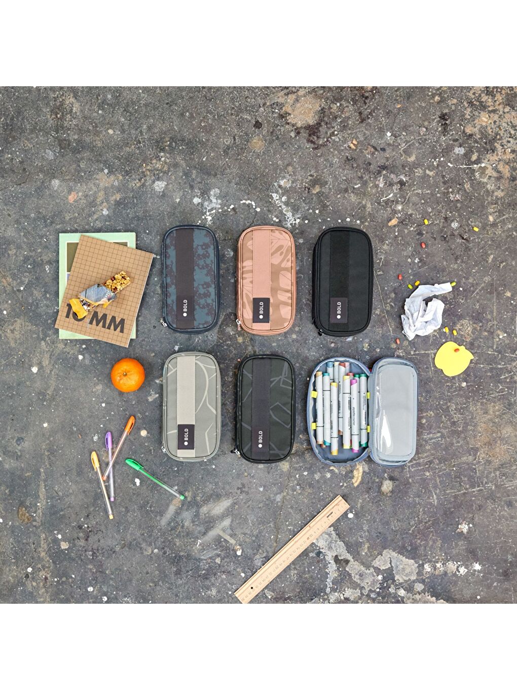 Spacy Bold Kalem Kutusu Curve Sage-3