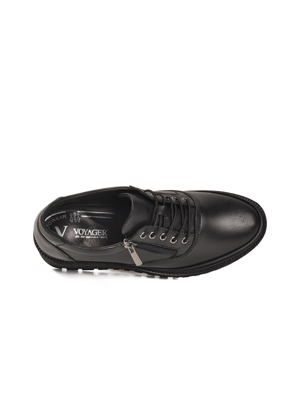 Siyah Hakiki Deri Anatomik Kadın Casual Ayakkabı 9921 Z-3