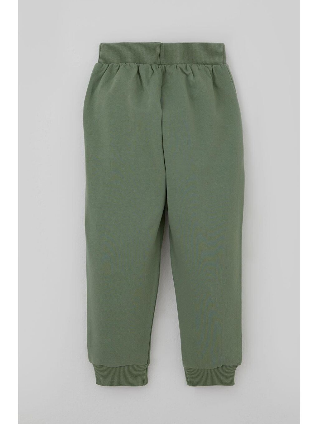 Erkek Bebek Eşofman Takımı Sevimli Ayıcık Aplikeli Kolej Model Fıstık Yeşili (9 Ay-3 Yaş)-4