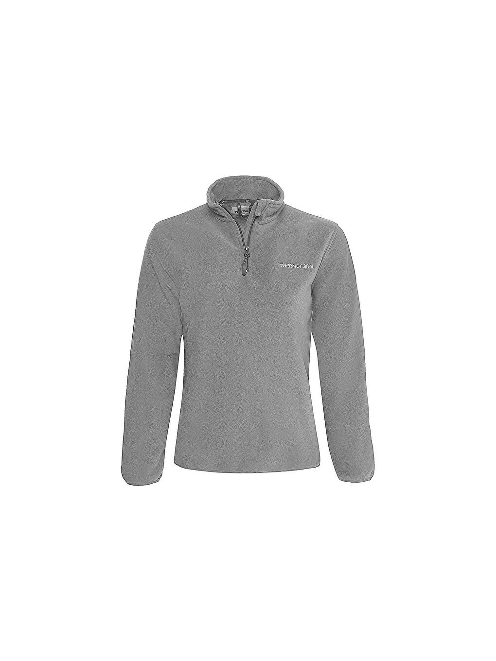 Gri Polarline Çocuk 1/4 Fermuar Sweatshirt GRI