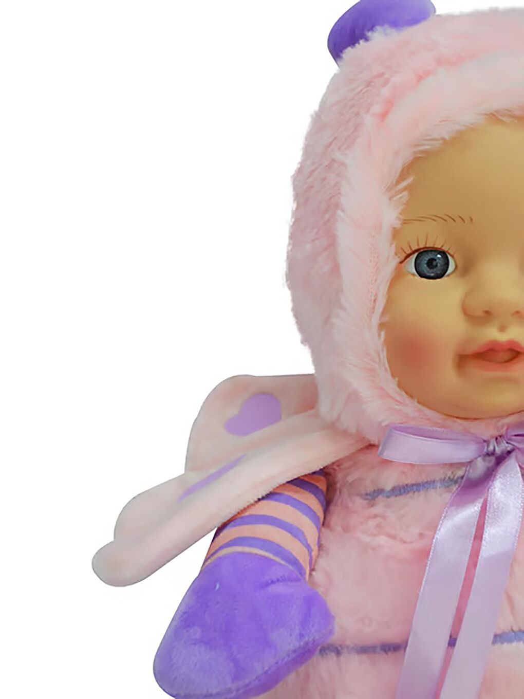 Bebek Yüzlü Kelebek 35 Cm - Pembe-2
