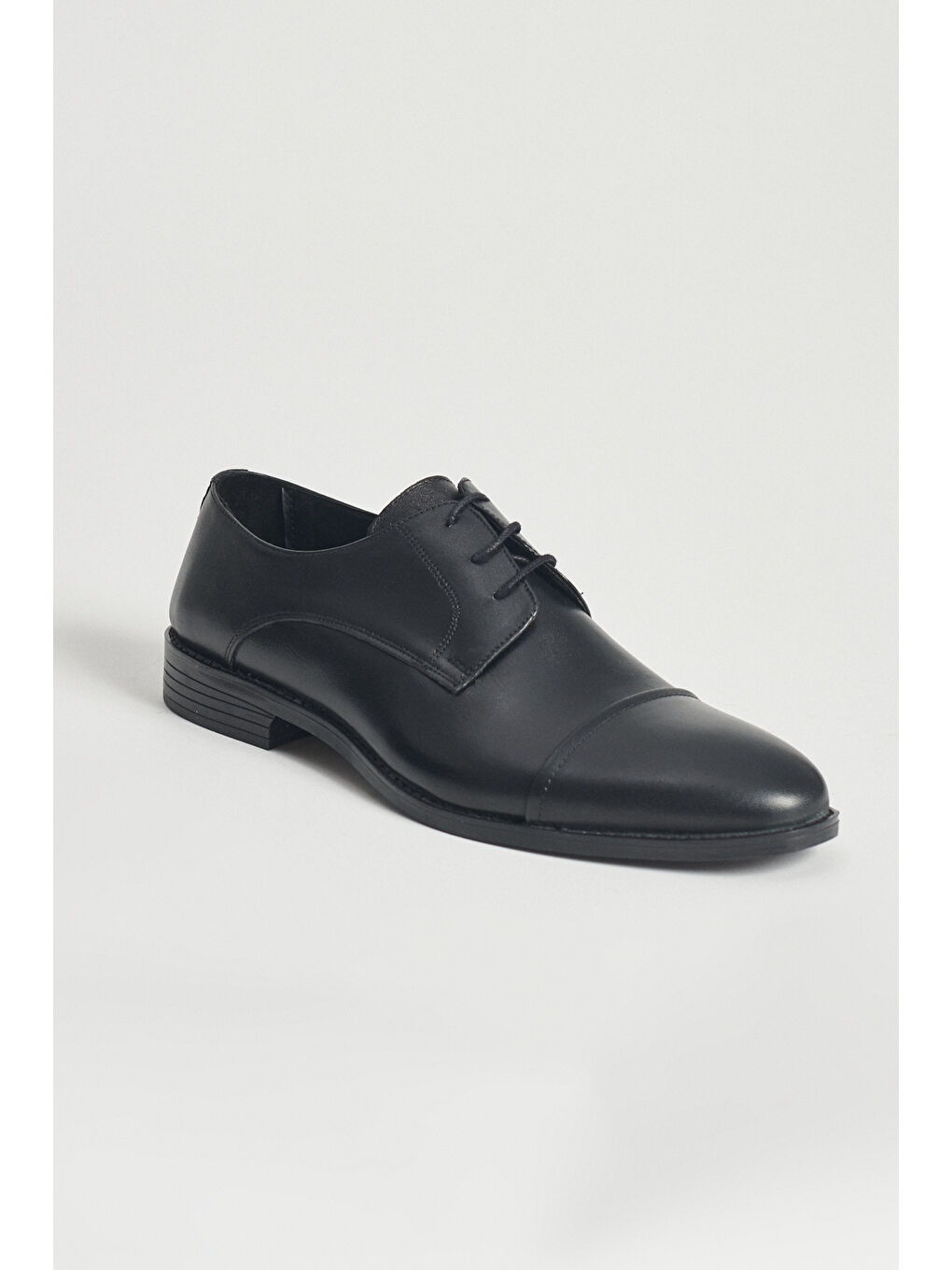 Erkek Siyah %100 Deri Klasik Ayakkabı-1