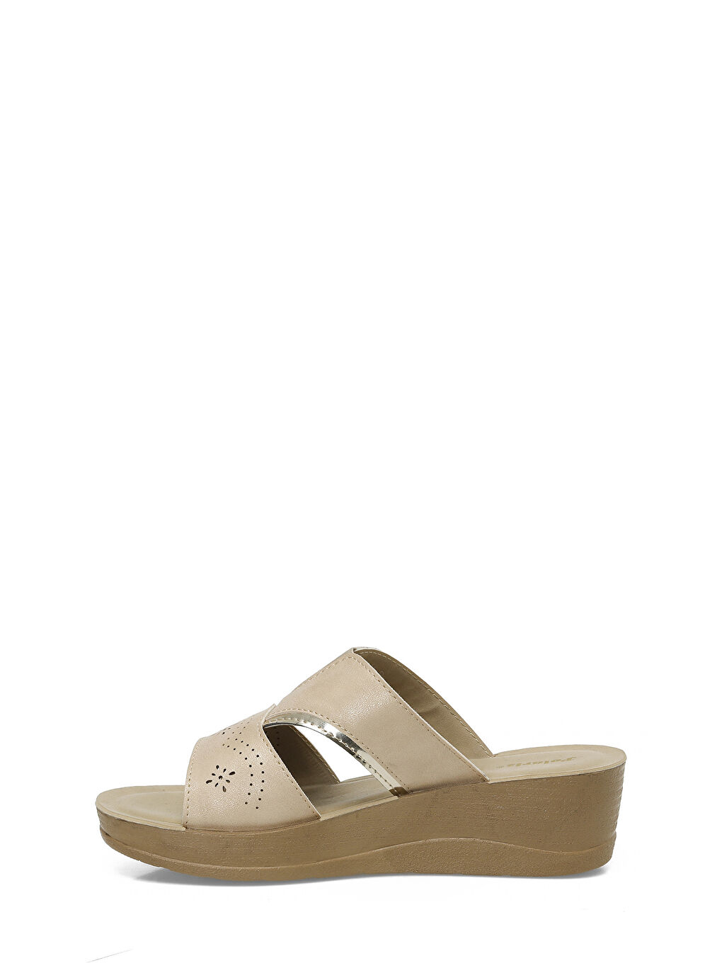 Bej 407028.Z5FX Vizon Kadın Terlik-2