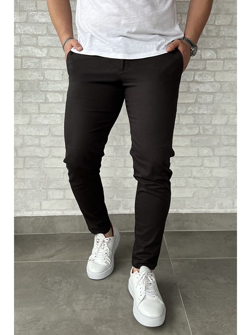 Antrasit Erkek Gabardin Pantolon