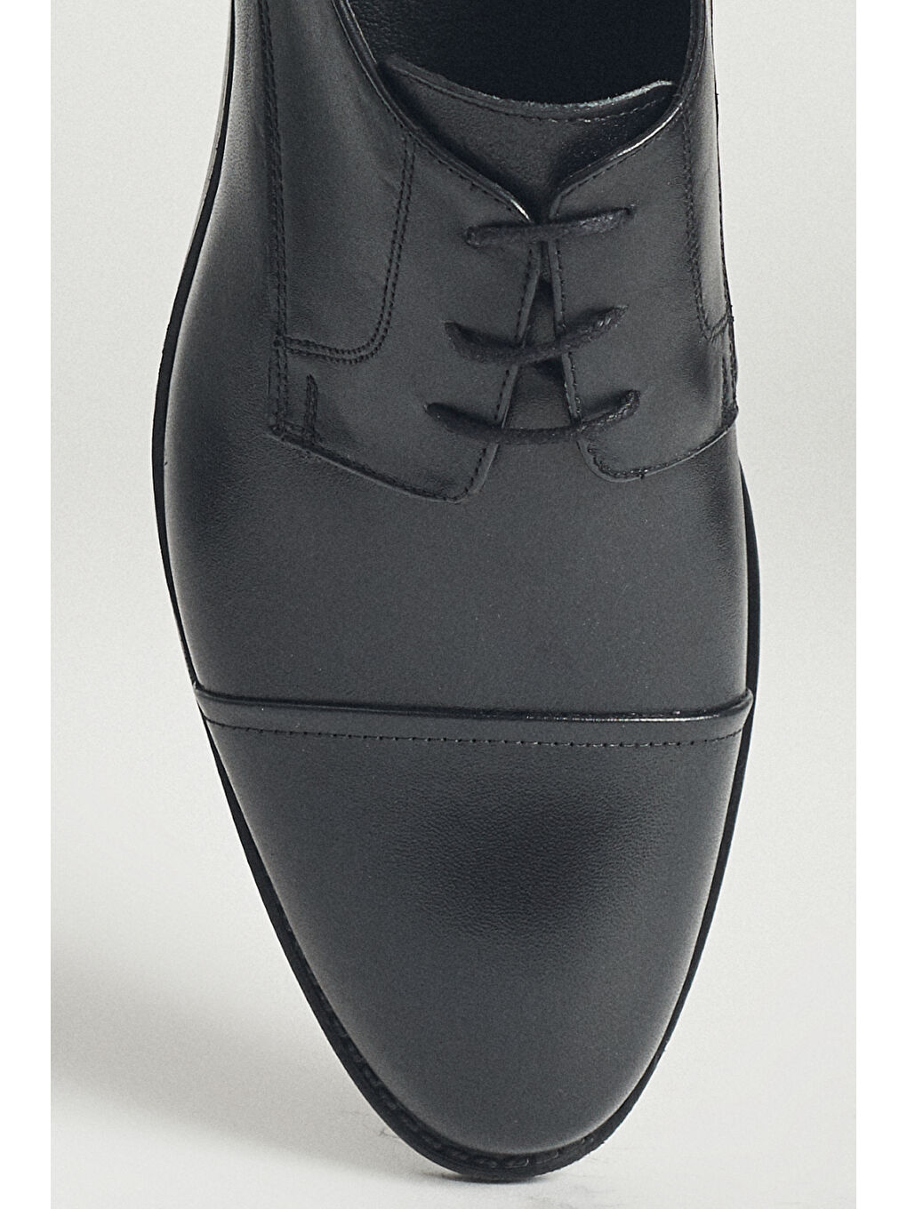 Erkek Siyah %100 Deri Klasik Ayakkabı-2