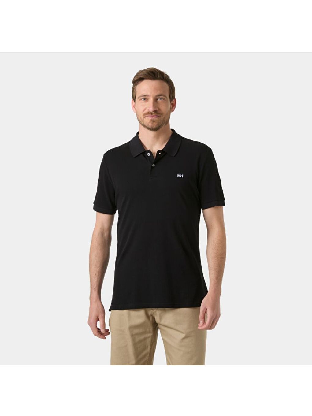 Siyah Elba Fitted Polo Erkek Yakalı Tişört HHA.54542.990-2