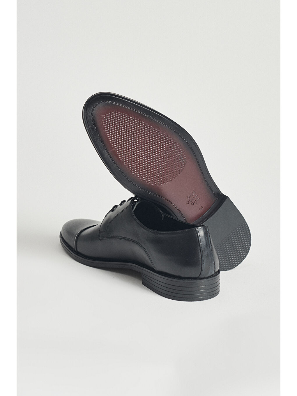 Erkek Siyah %100 Deri Klasik Ayakkabı-3